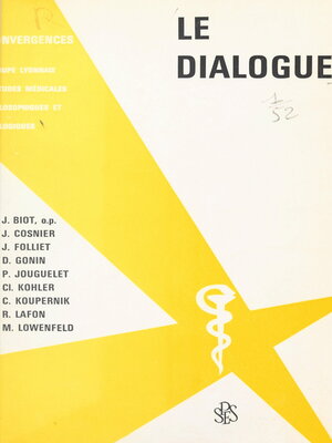 cover image of Le dialogue
